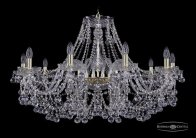 Люстра хрустальная Bohemia 1409/10/360 G 1409 Gold