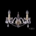 Бра хрустальный Bohemia 1411B/2/160 G Leafs