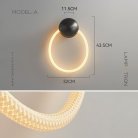 Настенные светильники GLORIFY OPTIC LOOP Модель А Lampatron f-glorify-optic-loop-a 8151-23457