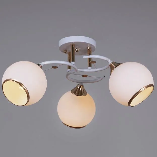 Потолочная люстра Reluce 06117-0.3-03 WH+FG Потолочная люстра Reluce 06117-0.3-03 WH+FG