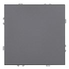 Выключатель 1-клавишный (механизм), СЗК, 250В, 10А, RSW10-5103-10ZK, платиново-серый, soft touch Stekker 50238 Эмили