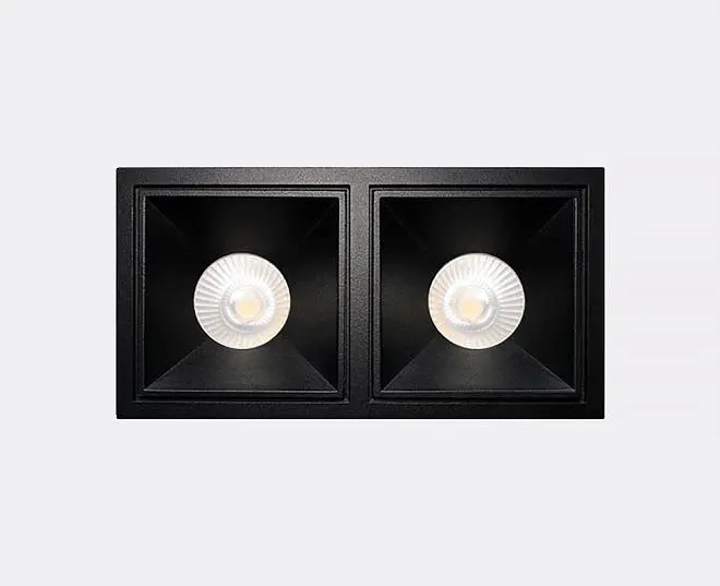 Встраиваемый светильник ITALLINE IT06-6020 black 4000K - 2 шт. + IT06-6022 Встраиваемый светильник ITALLINE IT06-6020 black 4000K - 2 шт. + IT06-6022