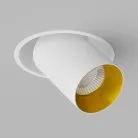 Встраиваемый поворотный светодиодный светильник Ledron EVA DANNY MINI White-Gold TRIAC