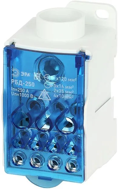 Распределительные блоки РБД на DIN-рейку ЭРА NO-122-42