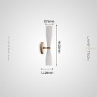 Бра TOIVO Цвет латунь + молочно-белый Lampatron 8638-24124