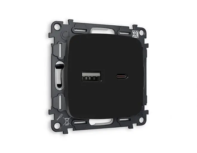Комплект механизма розетки Ambrella Volt MO811010 QUANT Комплект механизма розетки Ambrella Volt MO811010 QUANT