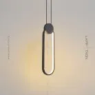 Подвесной светильник MITCH BW Модель C. Цвет черный. Белый свет Lampatron 5533-24284