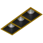 Встраиваемый светодиодный светильник Ledron RISE KIT 3 LED 4000K Gold-Black
