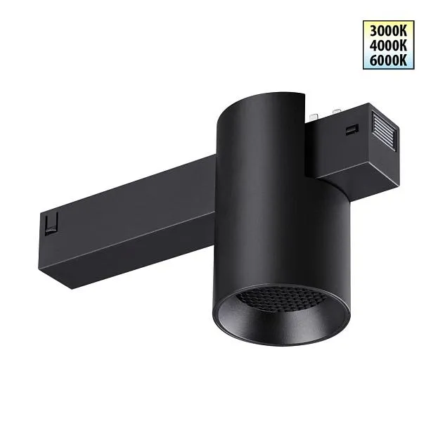 Трековый светильник IP20 LED 3000К-6000К 10W Novotech 359954 VECTOR
