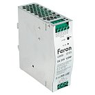 Трансформатор электронный для светодиодной ленты на DIN-рейку 120W 24V Feron 52135 LB008