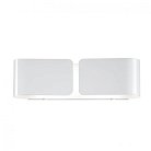 Настенный светильник Ideal Lux 014166 CLIP AP2 SMALL BIANCO