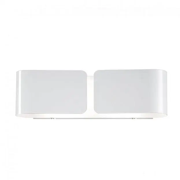 Настенный светильник Ideal Lux 014166 CLIP AP2 SMALL BIANCO