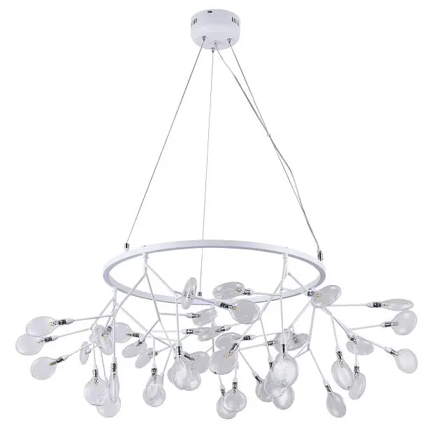 Светильник подвесной Crystal Lux EVITA SP45 D WHITE/TRANSPARENT 1691/245D Светильник подвесной Crystal Lux EVITA SP45 D WHITE/TRANSPARENT 1691/245D