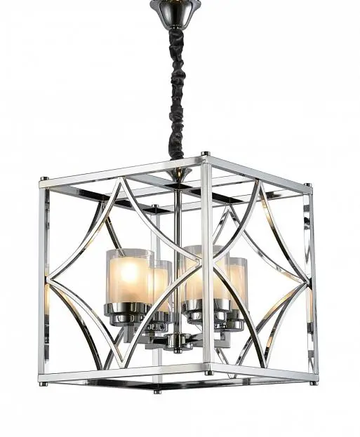 Подвесная люстра Lumina Deco LDP 1223-4 CHR Quadrato Подвесная люстра Lumina Deco LDP 1223-4 CHR Quadrato