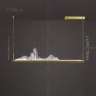 Реечный, рядный светильник SEVER Тип A. Размер S. Белый свет Lampatron sever-a-s-white-light 5838-15447