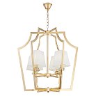 Подвесная люстра Lumina Deco LDP 1249-4 GD+WT Montero