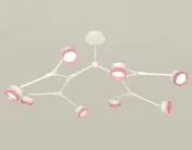 Люстра на штанге Ambrella light XB9059200/8 SWH/PI