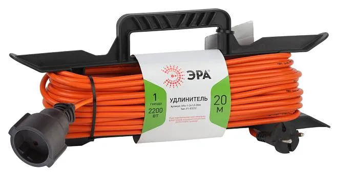 Розеточные блоки, удлинители ЭРА UFx-1-2x1.0-20m
