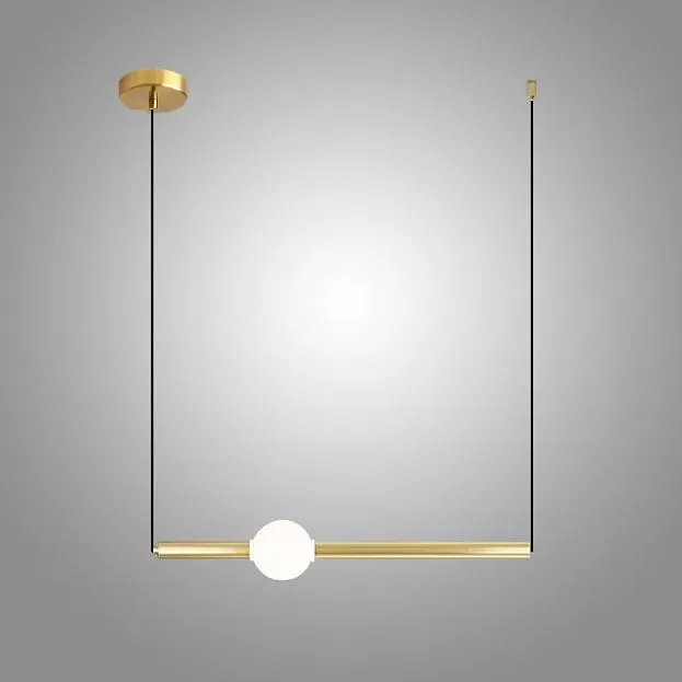 Подвесной светильник WAND HRZ A L50 Brass ImperiumLoft 345116-23 wand-hrz01