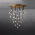 Готовая комбинация светильников MAIBEL MORE 49 ламп. Диск Lampatron 4852-12418