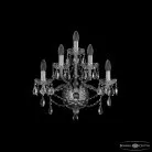 Бра хрустальные Bohemia Ivele Crystal  1415B/2+2+1/165 Ni