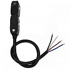 Ввод питания для радиусного магнитного шинопровода iLEDEX TECHNICAL POWER INN 4822-R-BK VISION48/22