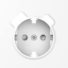Накладка для розетки Schuko с зарядным устройством USB A+C, со шторками 16A 250В, глянцевый белый, Donel DS22903 S08