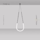 Подвесной светильник ALRIK ONE Тип A. Цвет Черный. Теплый свет Lampatron alrik-one-a-black-warm 7733-21706