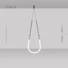 Подвесной светильник ALRIK ONE Тип A. Цвет Черный. Теплый свет Lampatron alrik-one-a-black-warm 7733-21706