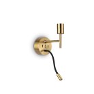 Бра Ideal Lux 259857 SET UP MAP2 OTTONE
