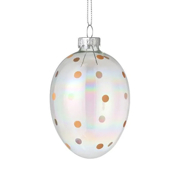 Фигурка Яйцо , d60, H90, стекло, прозрачный, персиковый Eglo 427881 FINTRY