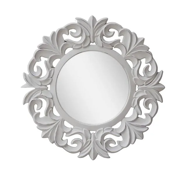 Зеркало классическое Lumina Deco FM PU546 WT