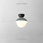 Потолочный светильник POMPON C Черный+голубой. Lampatron 3141-7768