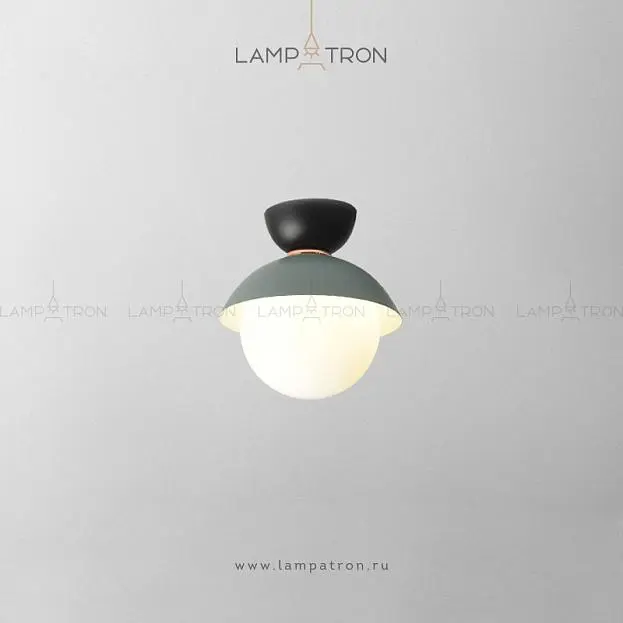 Потолочный светильник POMPON C Черный+голубой. Lampatron 3141-7768 Потолочный светильник POMPON C Черный+голубой. Lampatron 3141-7768