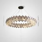 Кольцевые люстры и светильники MIRAGE CH Lampatron 5875-15588