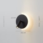 Бра DOM Цвет черный Lampatron dom-black 9008-25578