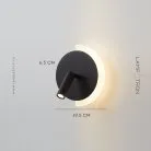 Бра DOM Цвет черный Lampatron dom-black 9008-25578