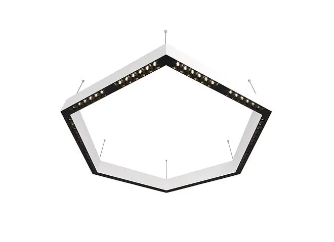 Подвесной светодиодный светильник 0,9м 72Вт 34° Donolux dl18515s111w72.34.900bb Eye-hex Подвесной светодиодный светильник 0,9м 72Вт 34° Donolux dl18515s111w72.34.900bb Eye-hex