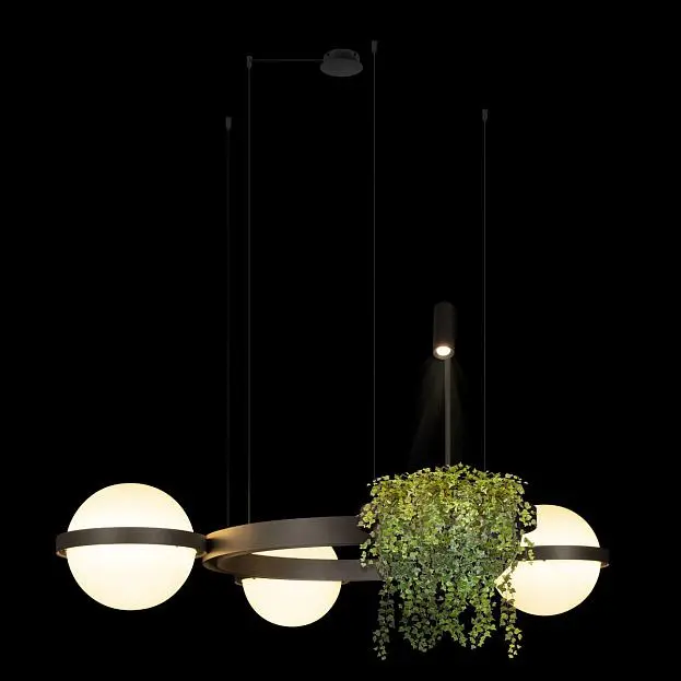 Подвесной светильник Loft IT 10121/3 Dark grey Jardin