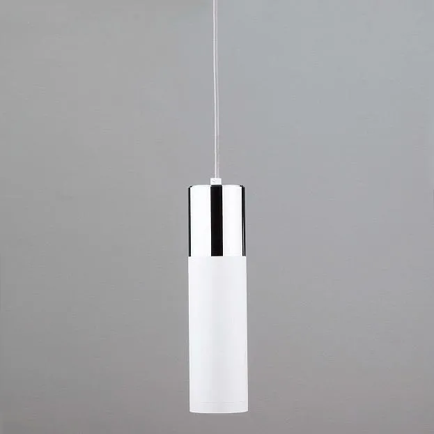 Подвесной светильник Eurosvet 50135/1 LED хром/белый 12W 00000084444 Double Topper Подвесной светильник Eurosvet 50135/1 LED хром/белый 12W 00000084444 Double Topper