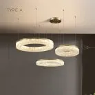 Кольцевые люстры и светильники OLAGUS COMBO Тип A. Цвет Латунь Lampatron olagus-combo-a-brass 7763-21840