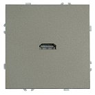 Розетка HDMI 2.0 Type A (механизм), серия Эмили, антрацит, soft touch Stekker 50168 RST00-5118-09