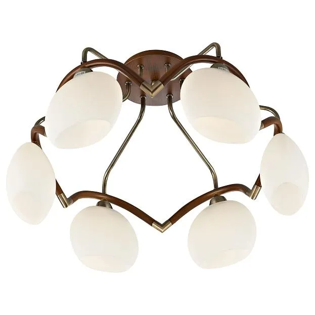 светильник потолочный, E14, 6x40W Velante 270-507-06 Современный стиль