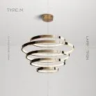 Кольцевые люстры и светильники ABEL A Тип M Lampatron 4966-12595