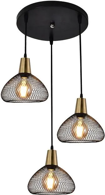 Подвесной светильник Reluce 03204-3.9-03 BK+COPPER Подвесной светильник Reluce 03204-3.9-03 BK+COPPER