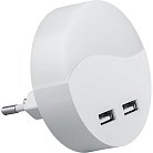 Ночник Feron 41021 c 2мя USB выходами FN1122