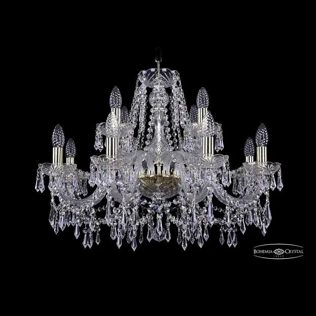 Люстра хрустальная Bohemia 1403/8+4/240 G Люстра хрустальная Bohemia 1403/8+4/240 G