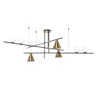 Люстра на штанге Arte Lamp A7029PL-9BK JACOB