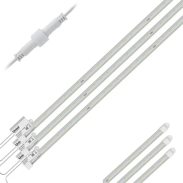 Светильник для растений Uniel ULY-P91-20W/SPFR/K IP65 AC220V CLEAR KIT09 Светильник для растений Uniel ULY-P91-20W/SPFR/K IP65 AC220V CLEAR KIT09