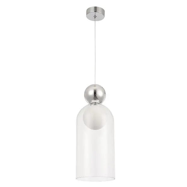 Светильник подвесной Crystal Lux MURCIA SP1.1 CHROME Светильник подвесной Crystal Lux MURCIA SP1.1 CHROME